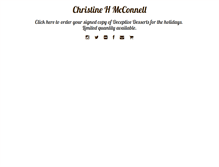 Tablet Screenshot of christinehmcconnell.com